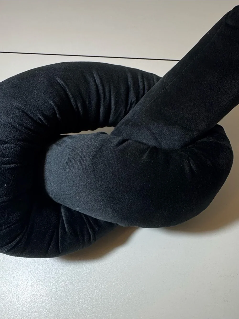 Target Black Knotted Accent Pillow